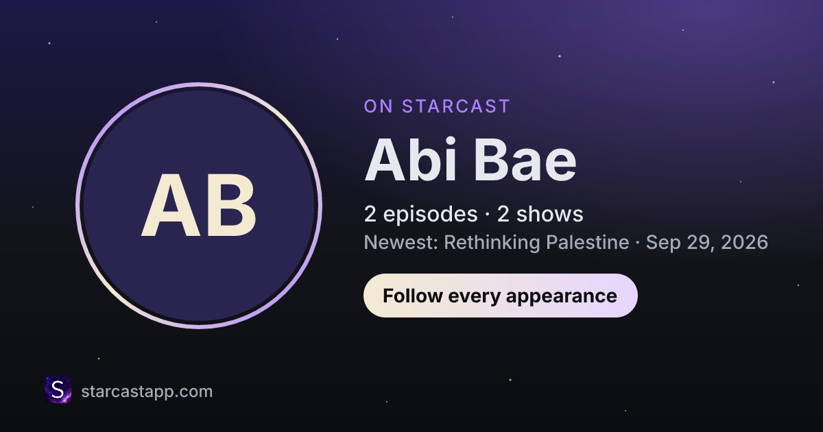 The preview card for Abi Bae