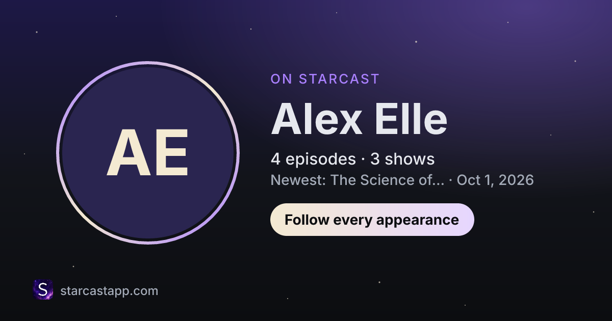 The preview card for Alex Elle
