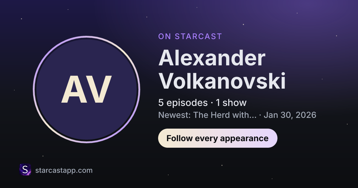 The preview card for Alexander Volkanovski
