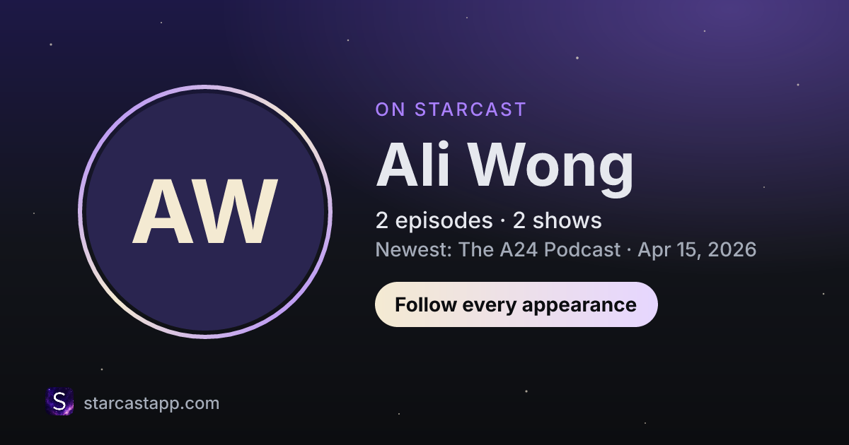 The preview card for Ali Wong