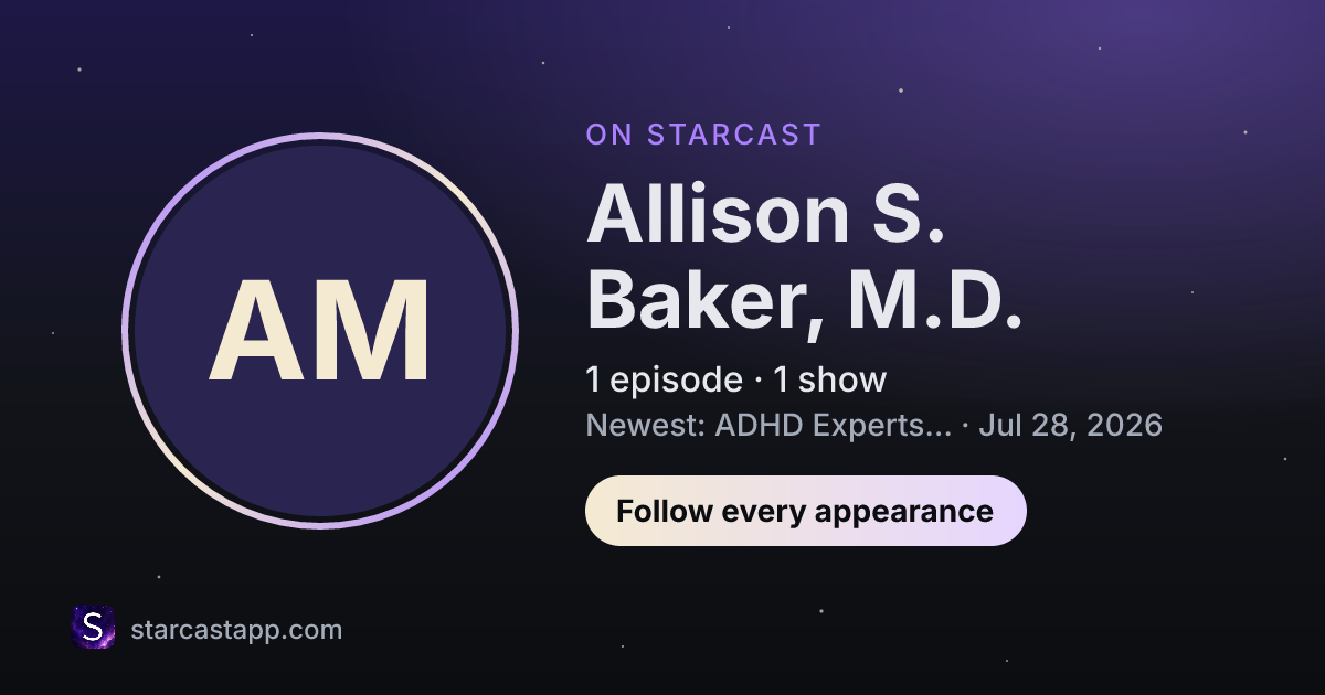 The preview card for Allison S. Baker, M.D.