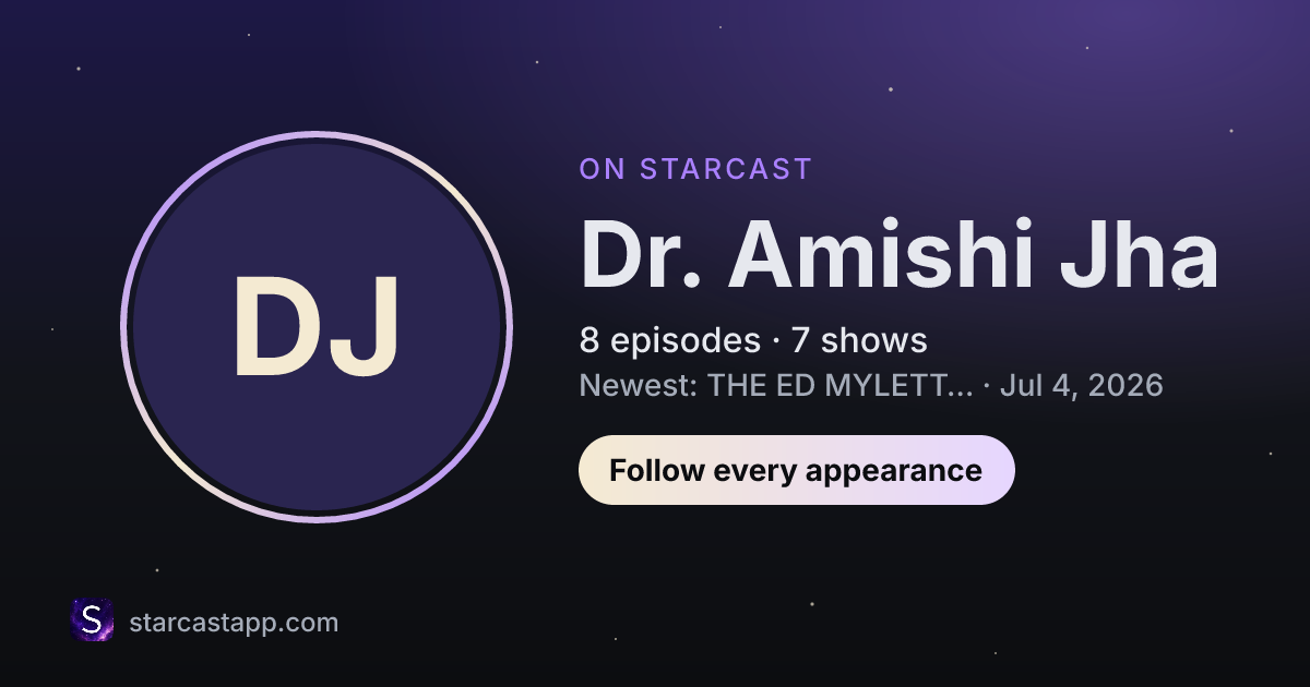 The preview card for Dr. Amishi Jha