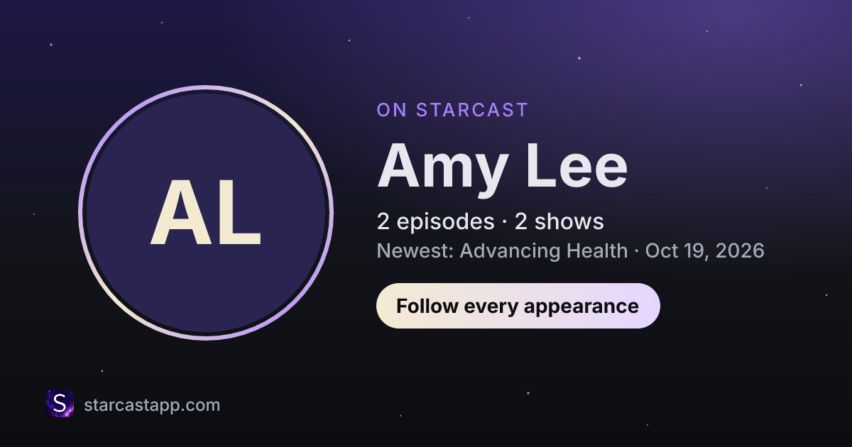 The preview card for Amy Lee