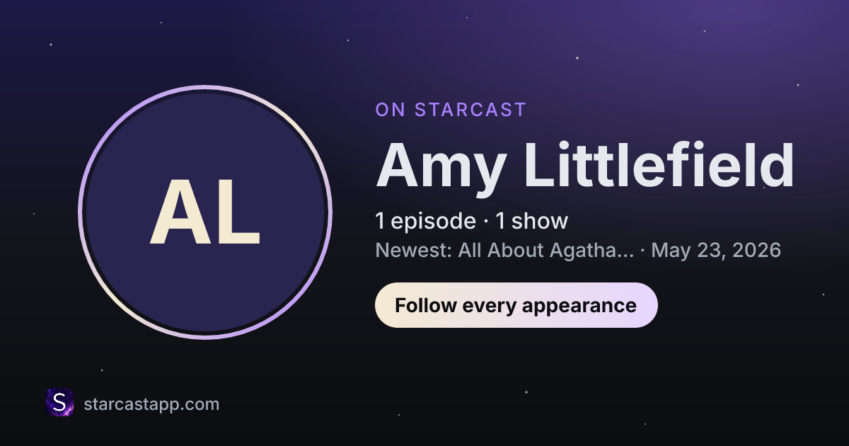 The preview card for Amy Littlefield