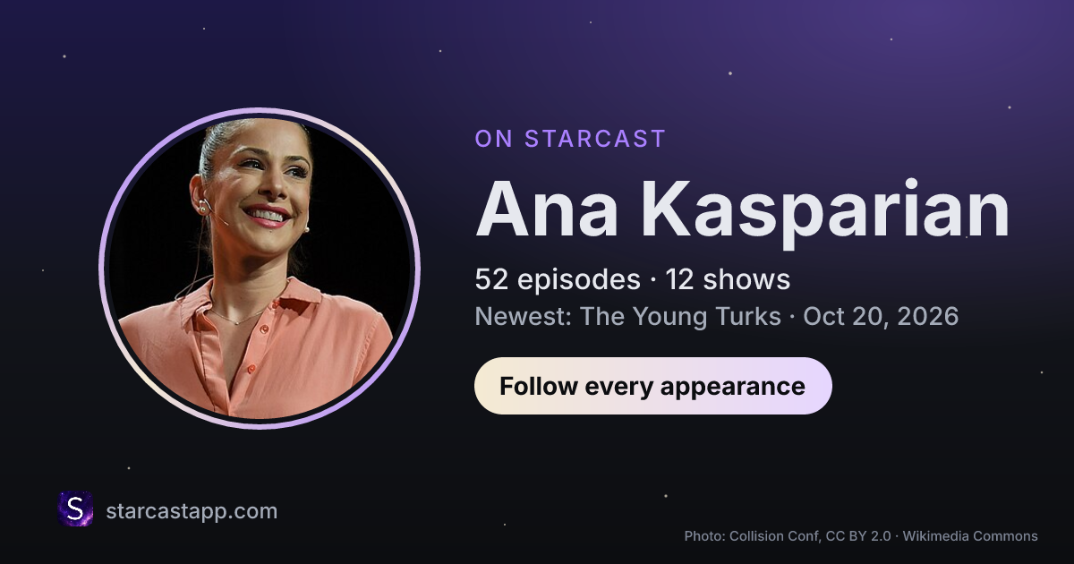 The preview card for Ana Kasparian