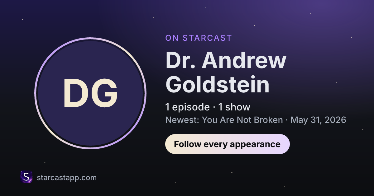 The preview card for Dr. Andrew Goldstein