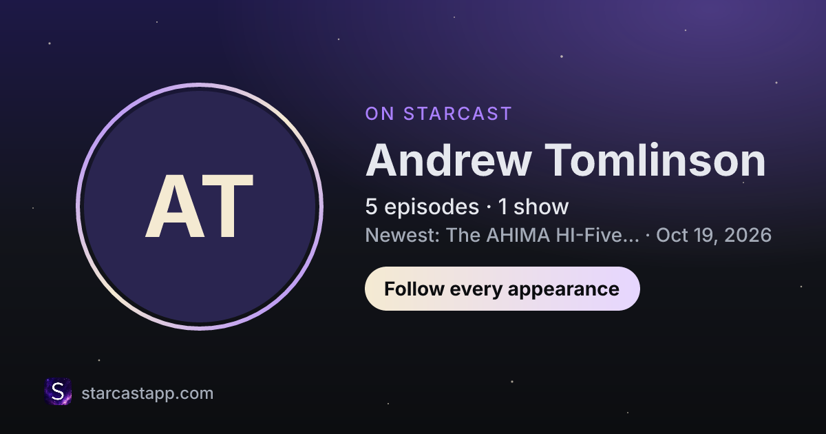 The preview card for Andrew Tomlinson