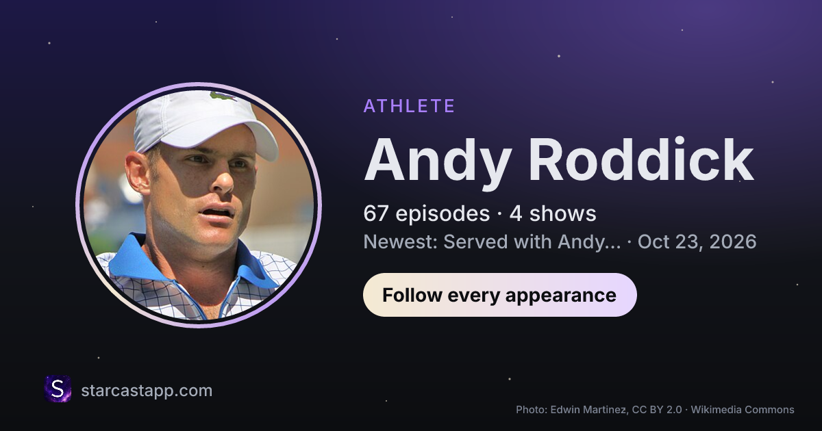 The preview card for Andy Roddick