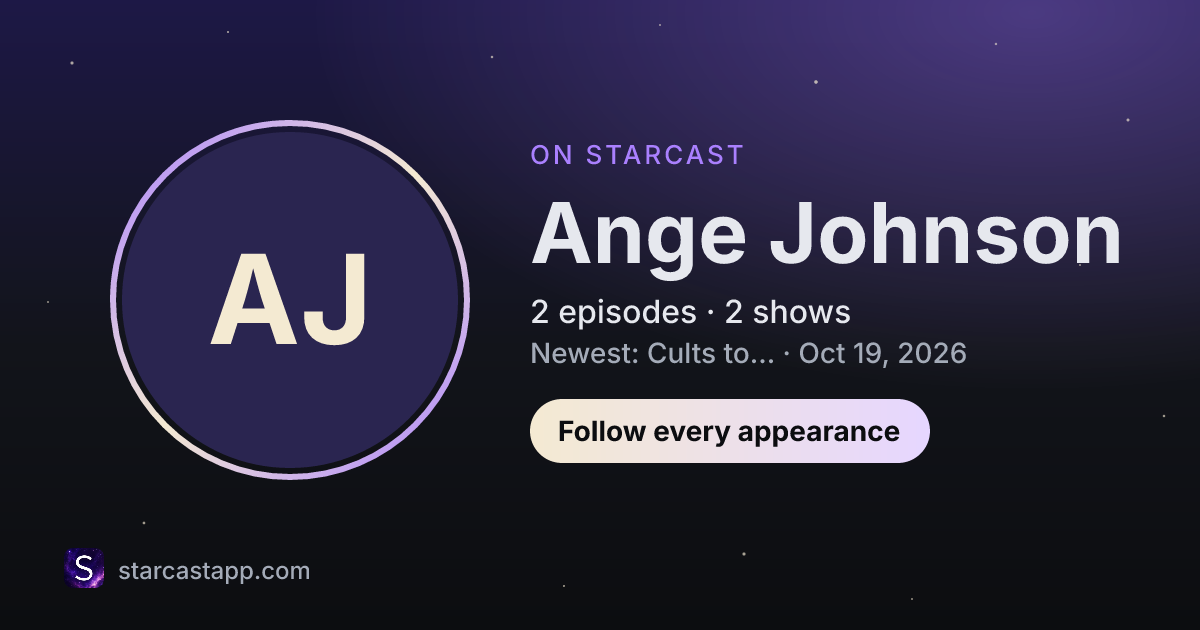 The preview card for Ange Johnson