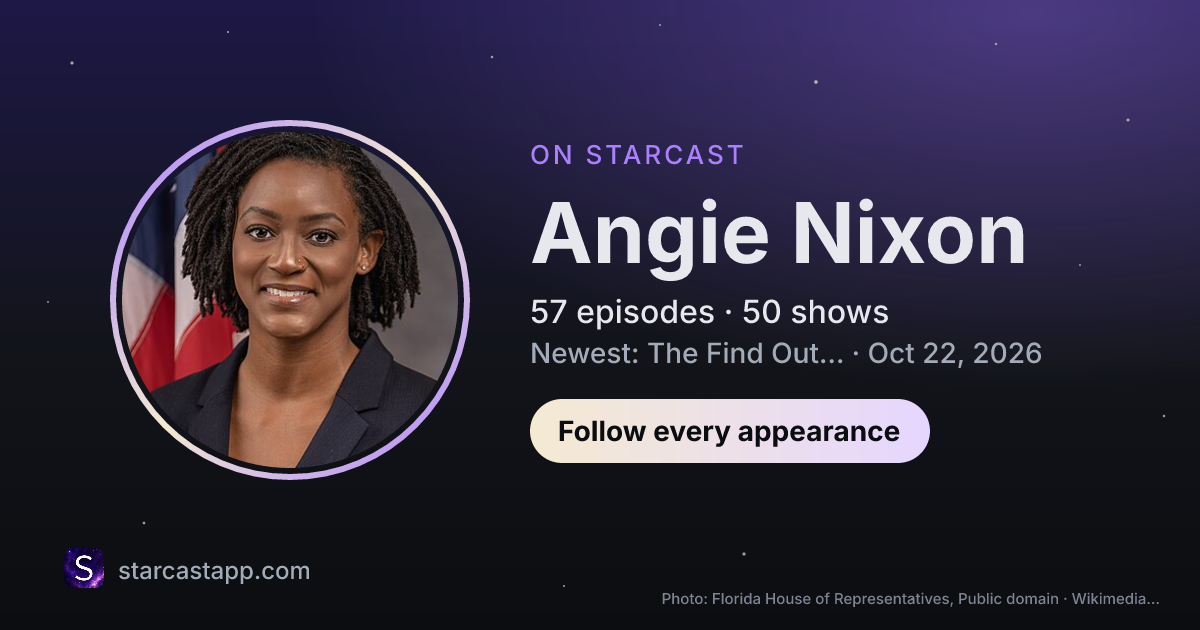 The preview card for Angie Nixon