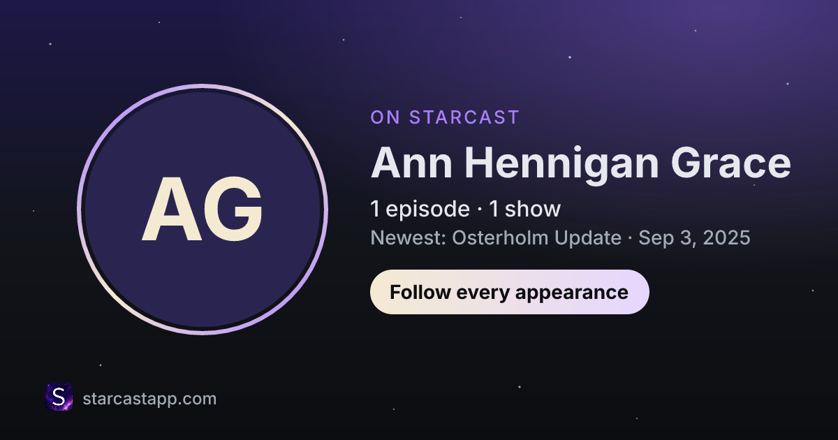 The preview card for Ann Hennigan Grace