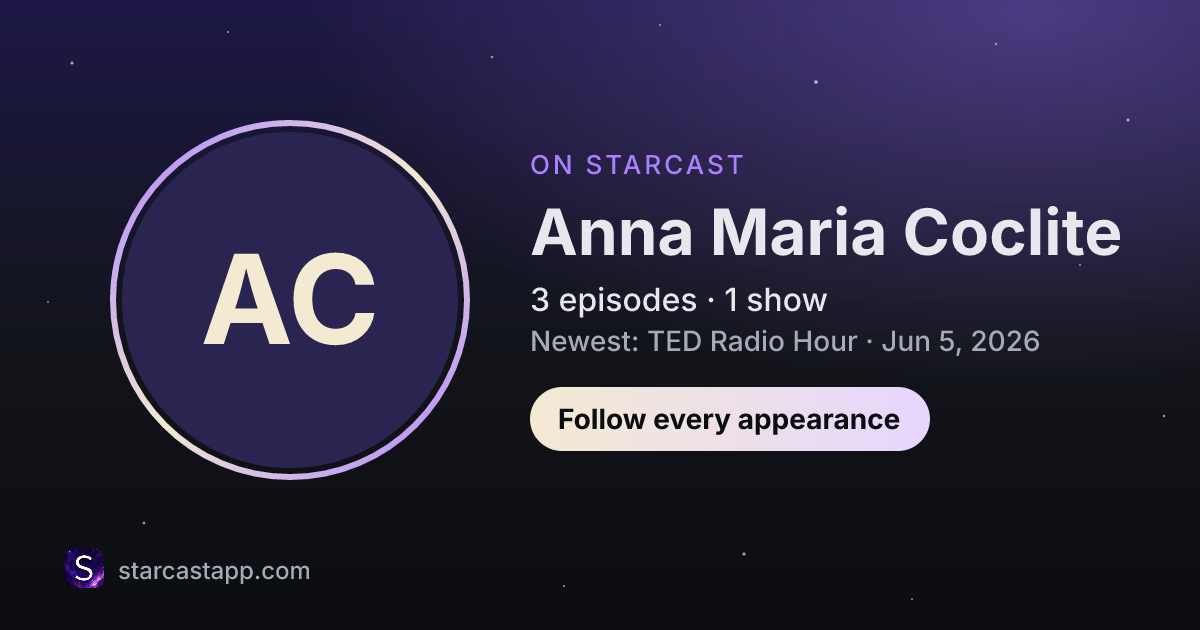 The preview card for Anna Maria Coclite