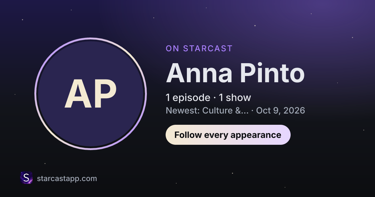The preview card for Anna Pinto