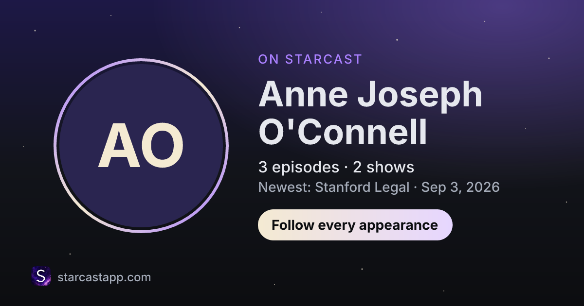 The preview card for Anne Joseph O'Connell