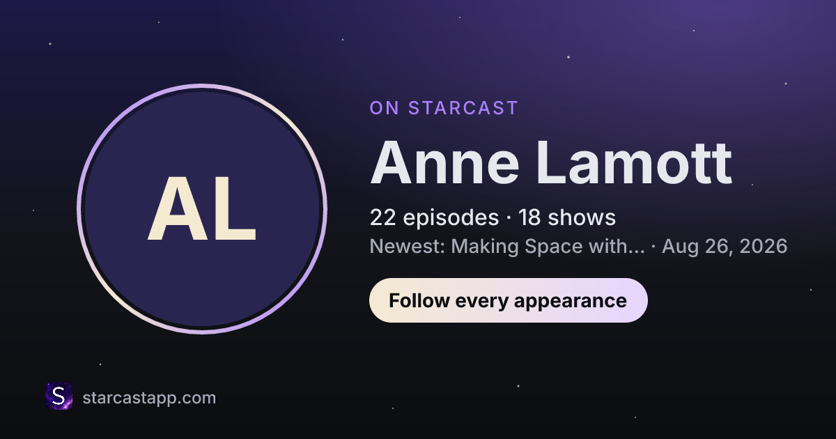 The preview card for Anne Lamott
