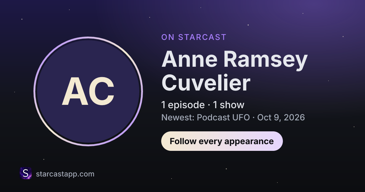 The preview card for Anne Ramsey Cuvelier