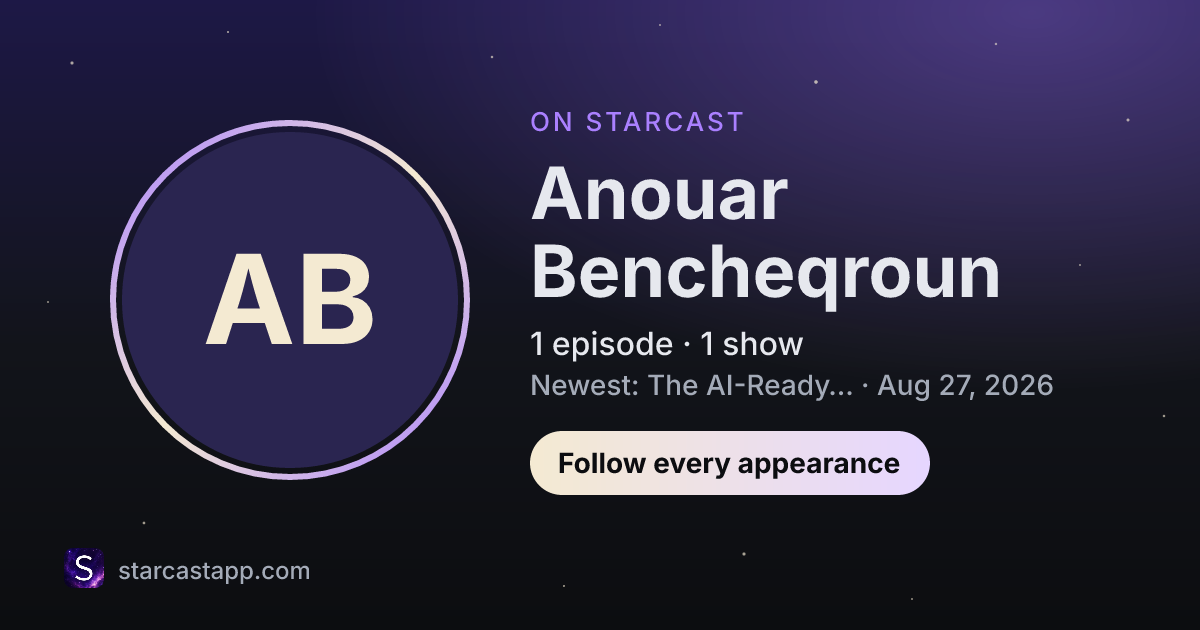 The preview card for Anouar Bencheqroun