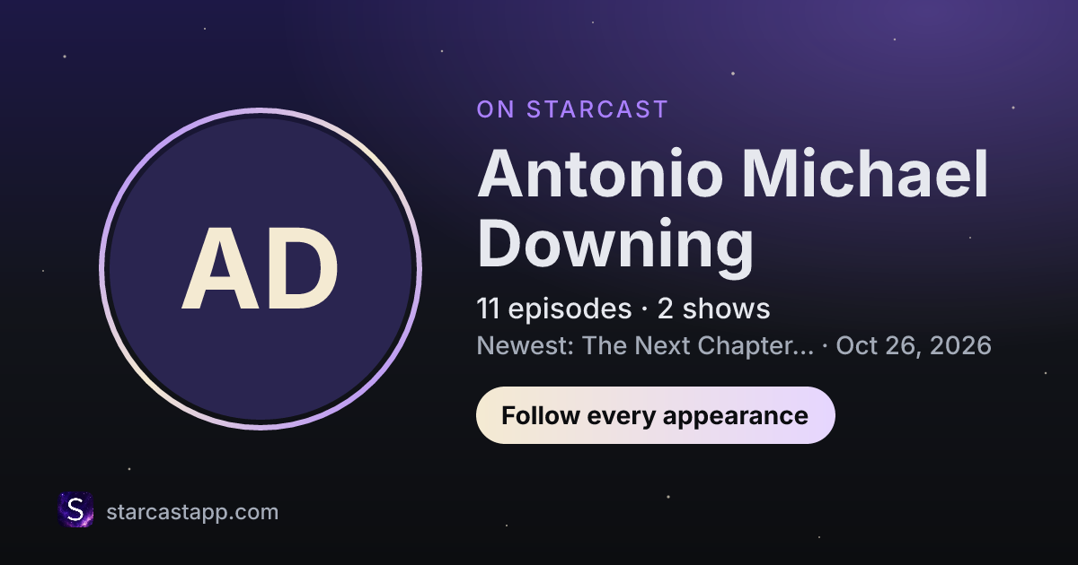The preview card for Antonio Michael Downing