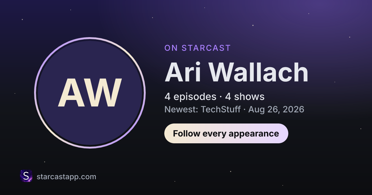 The preview card for Ari Wallach