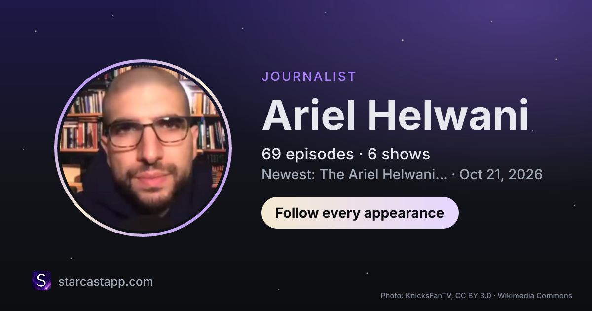 The preview card for Ariel Helwani
