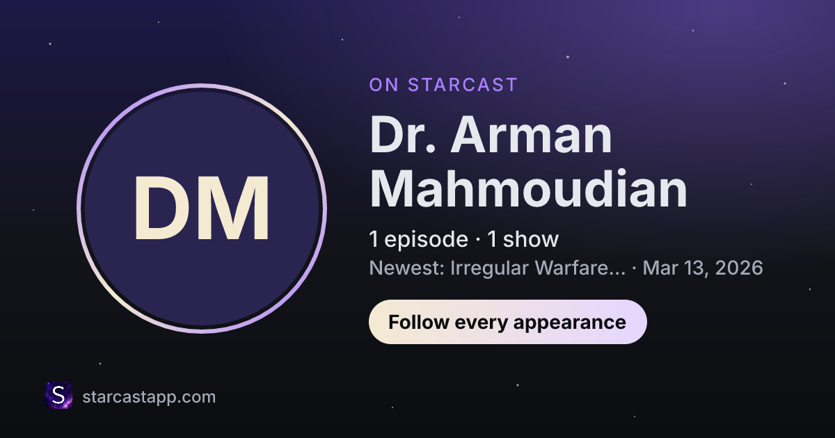 The preview card for Dr. Arman Mahmoudian