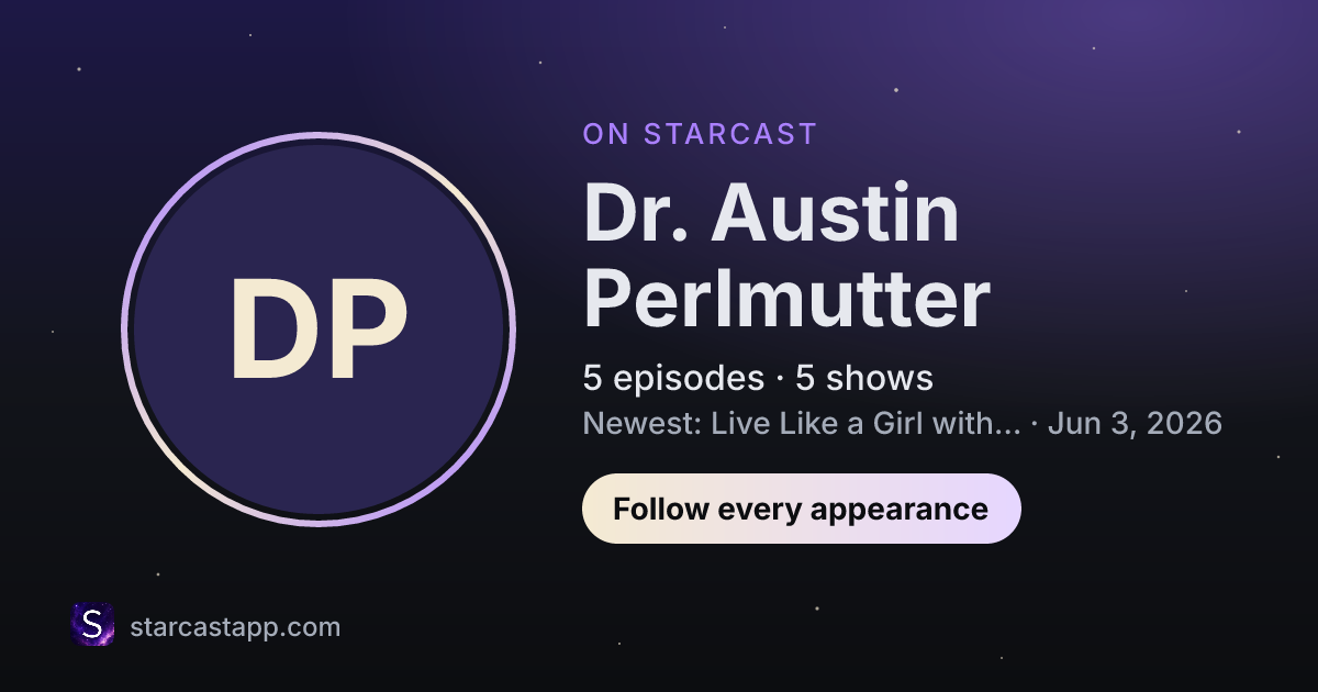The preview card for Dr. Austin Perlmutter