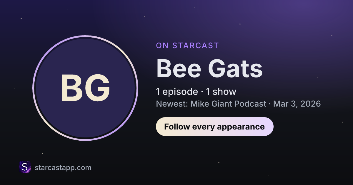 The preview card for Bee Gats