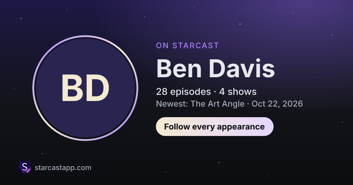 The preview card for Ben Davis