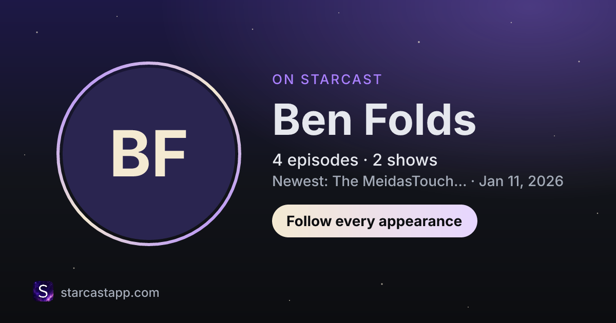 The preview card for Ben Folds