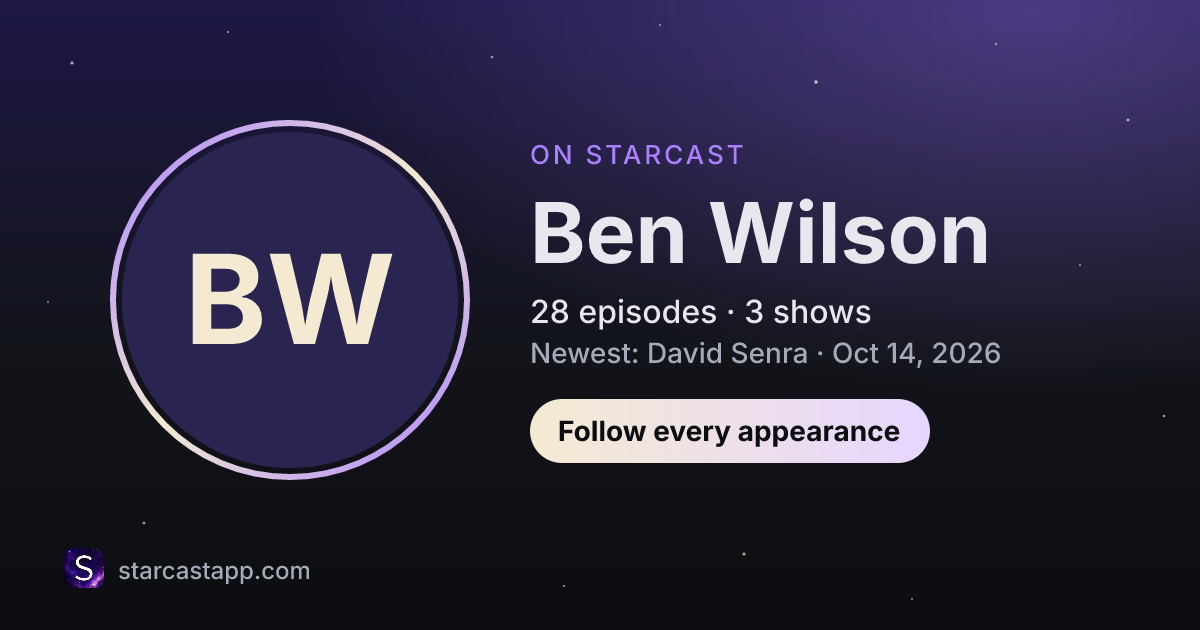 The preview card for Ben Wilson
