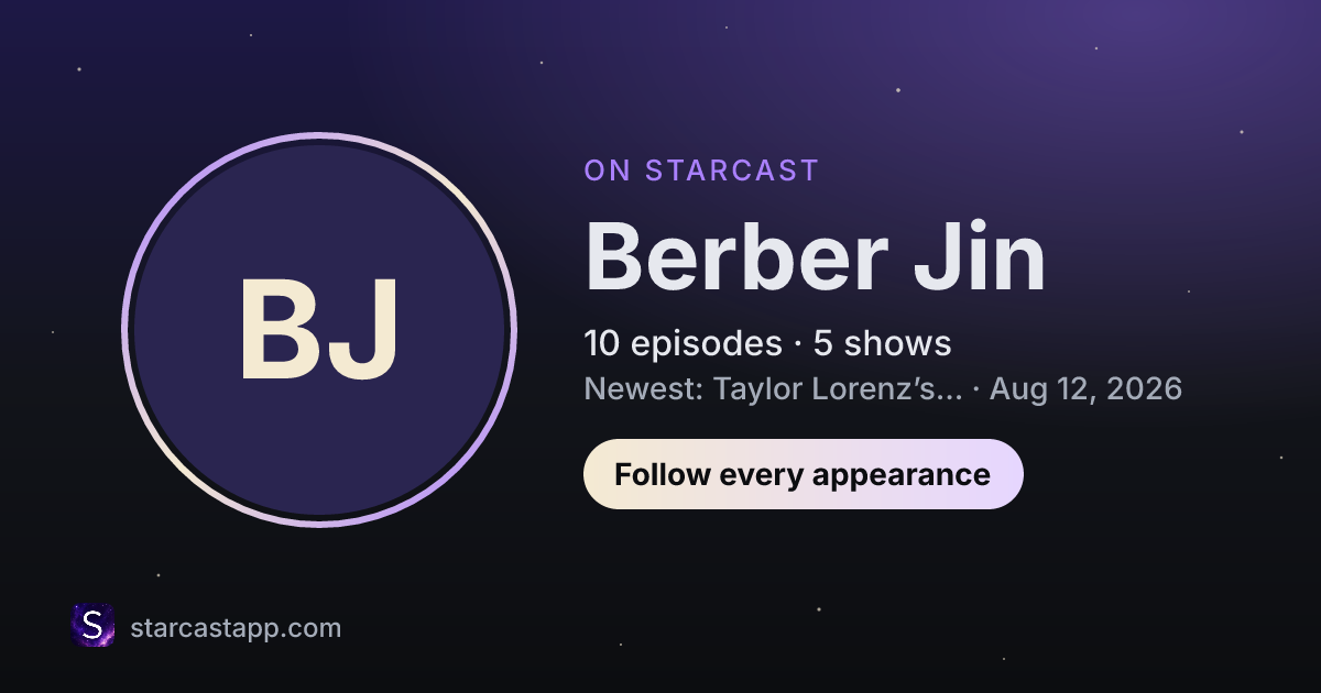 The preview card for Berber Jin