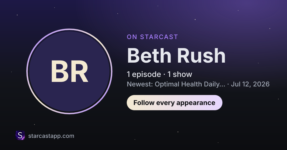 The preview card for Beth Rush
