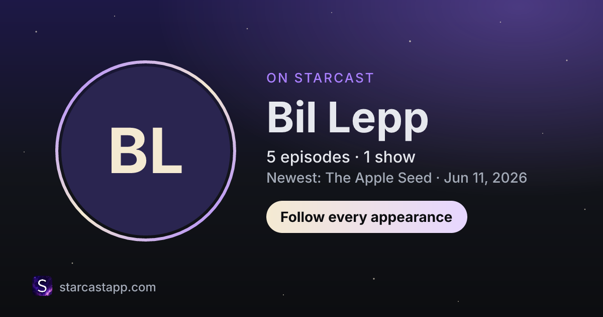 The preview card for Bil Lepp