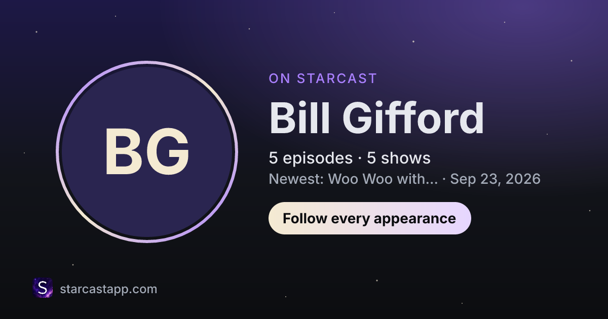 The preview card for Bill Gifford