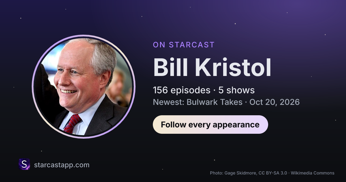 The preview card for Bill Kristol