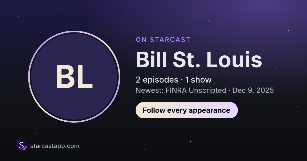 The preview card for Bill St. Louis
