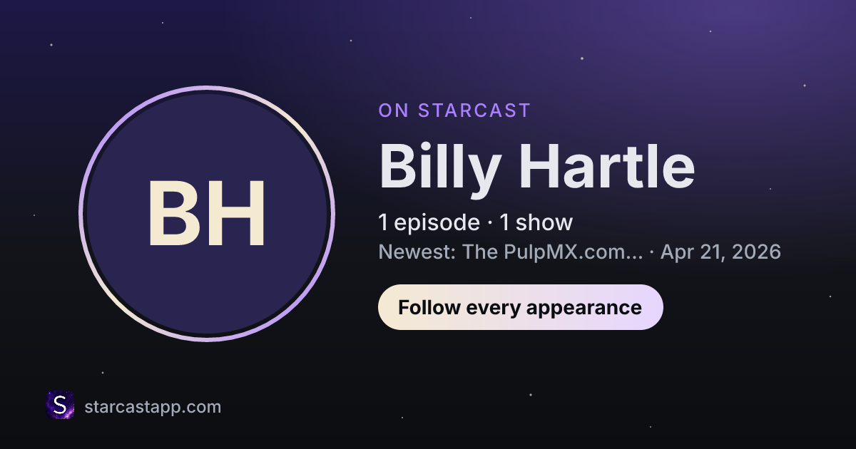 The preview card for Billy Hartle