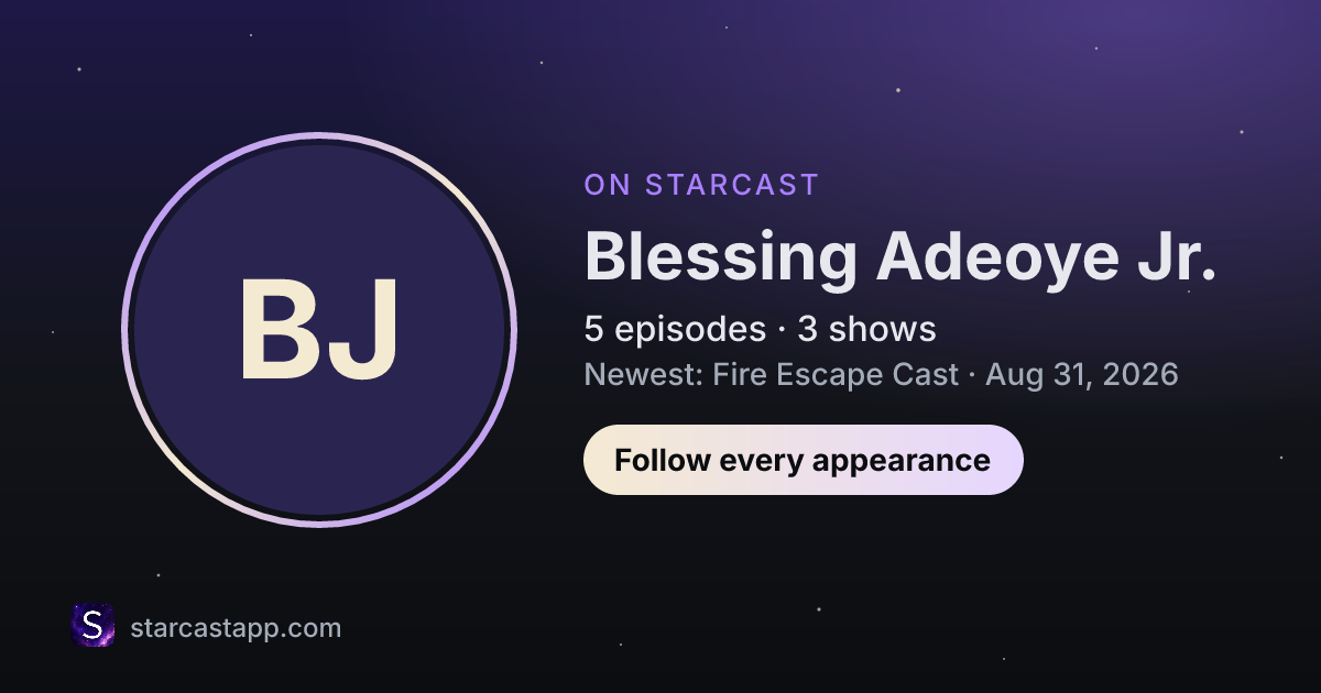 The preview card for Blessing Adeoye Jr.