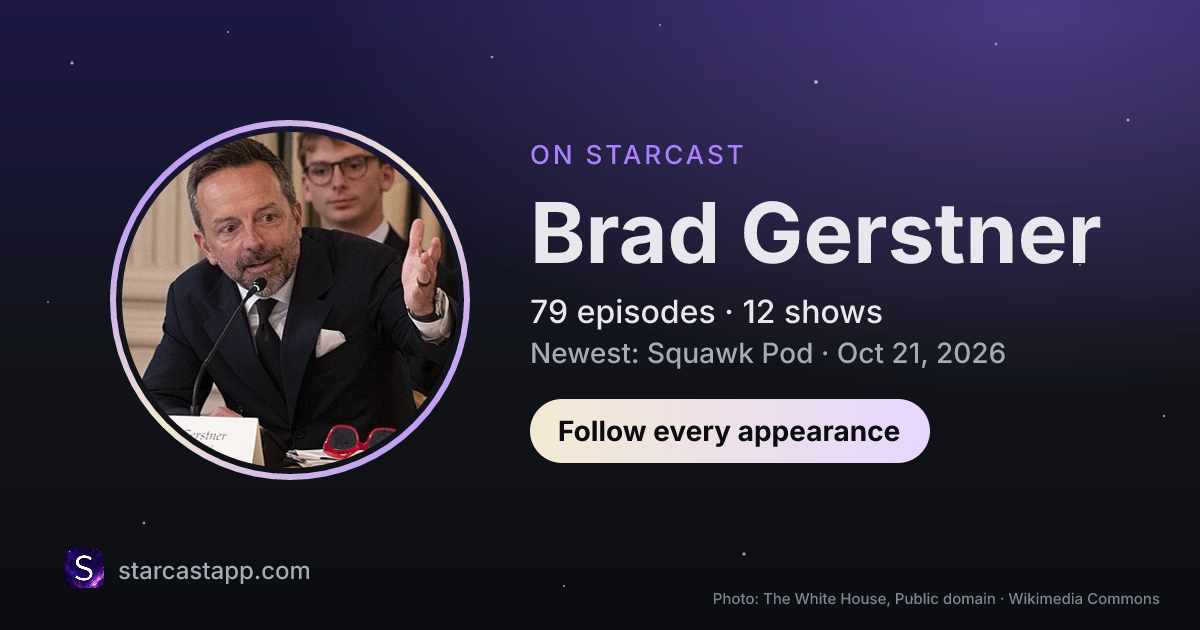 The preview card for Brad Gerstner