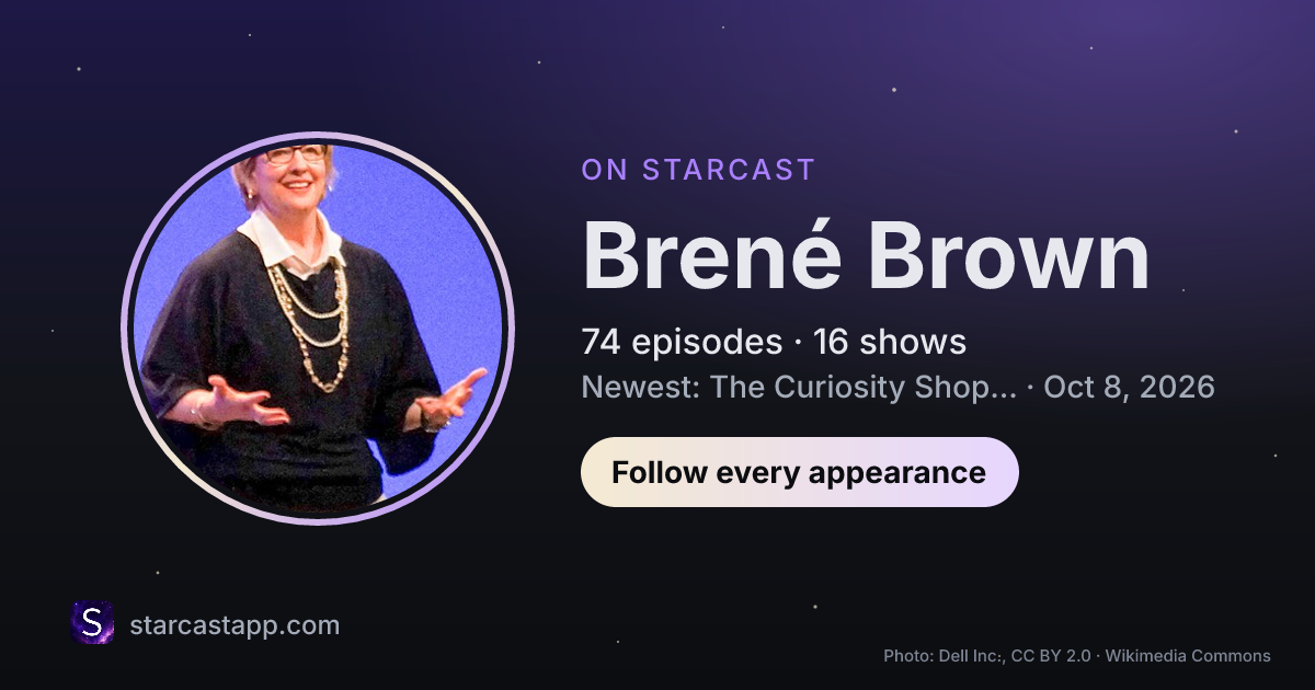 The preview card for Brené Brown