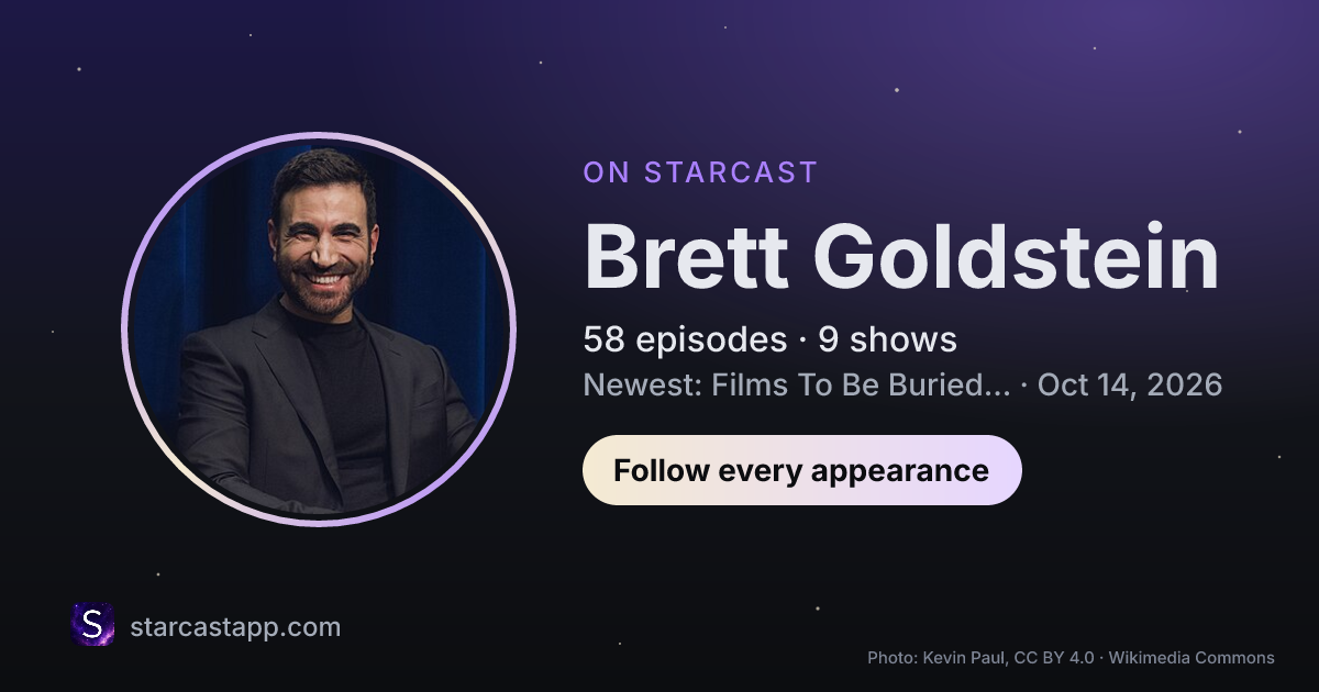 The preview card for Brett Goldstein