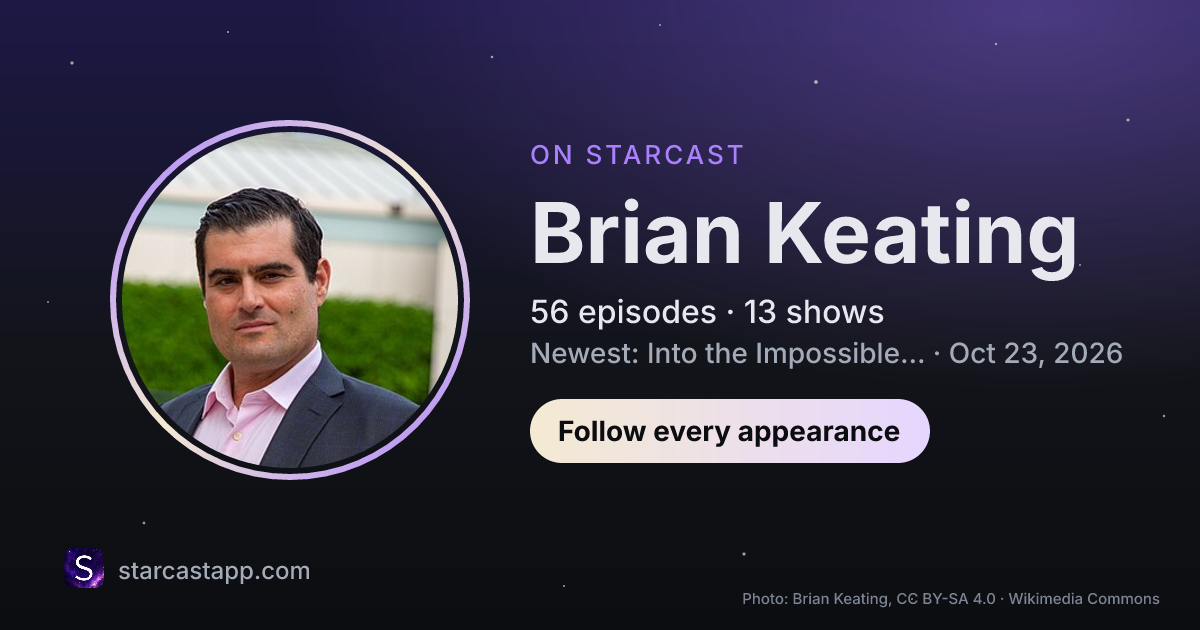 The preview card for Brian Keating