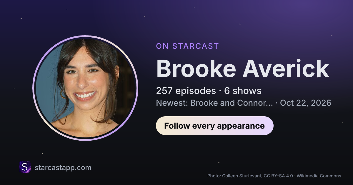 The preview card for Brooke Averick