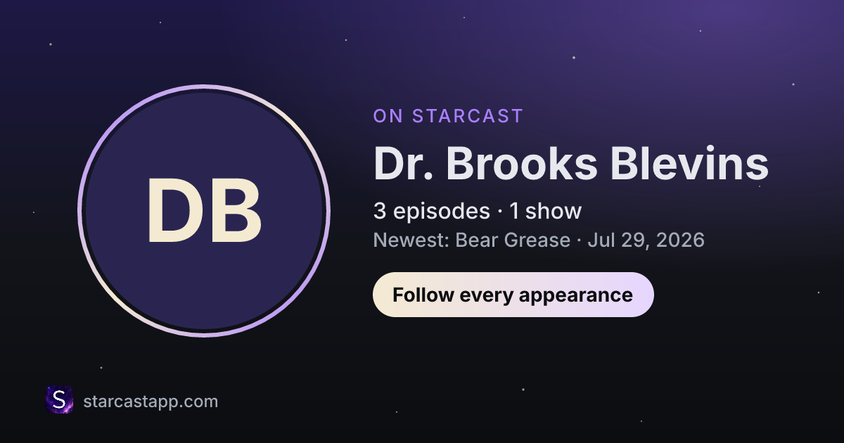 The preview card for Dr. Brooks Blevins