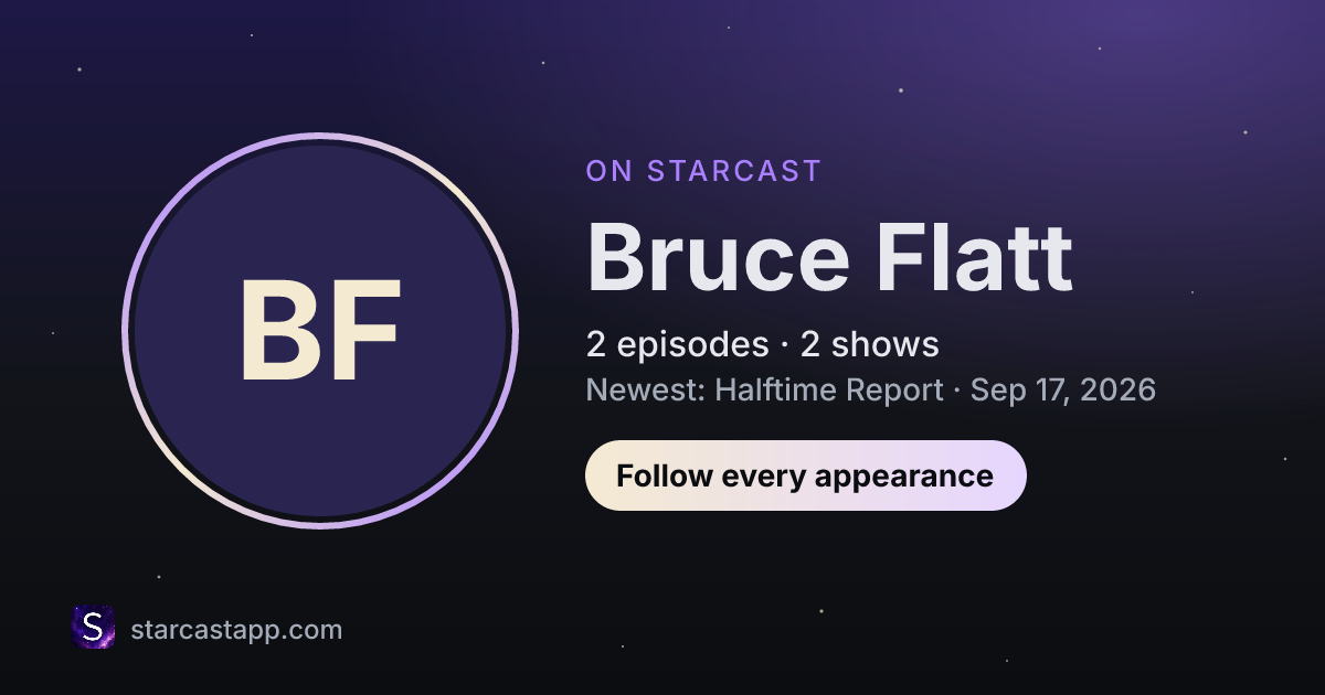 The preview card for Bruce Flatt
