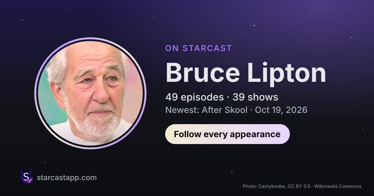 The preview card for Bruce Lipton
