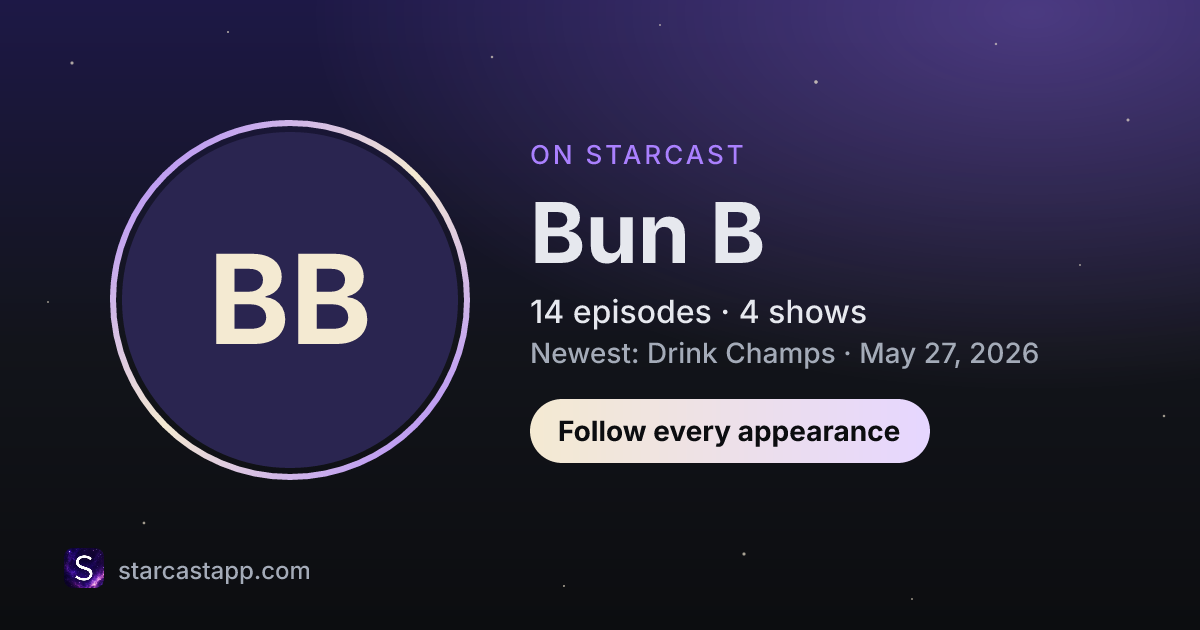 The preview card for Bun B