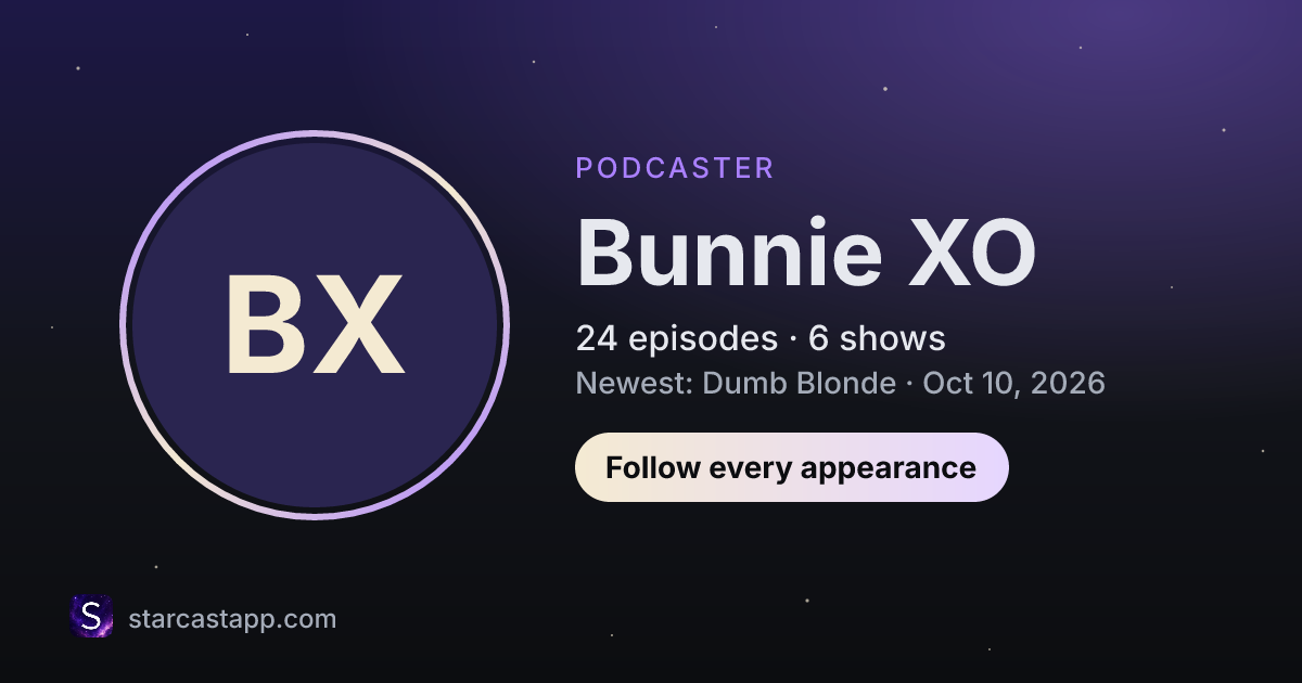 The preview card for Bunnie XO