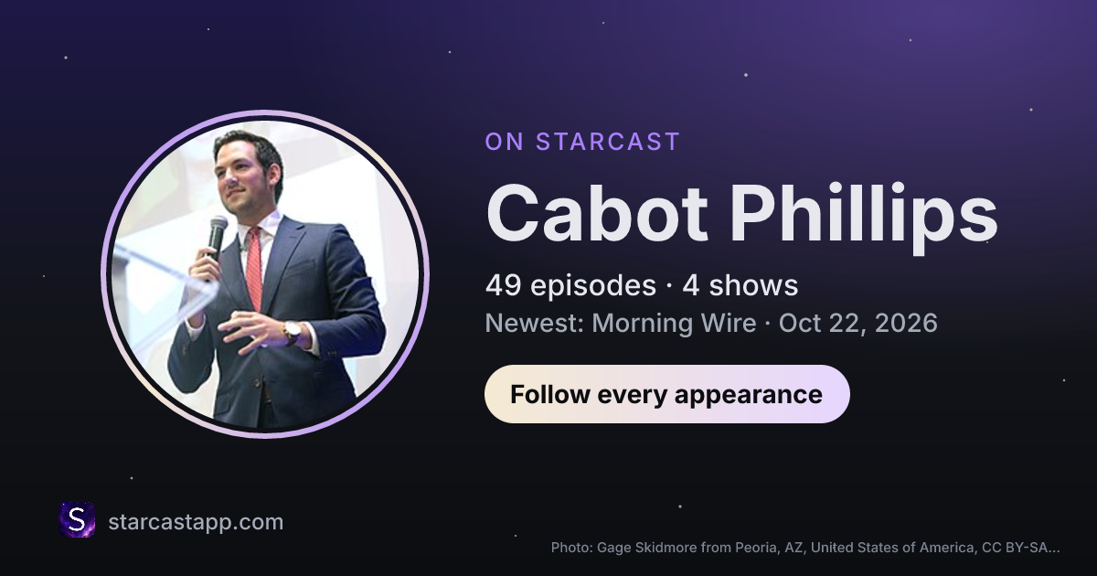 The preview card for Cabot Phillips