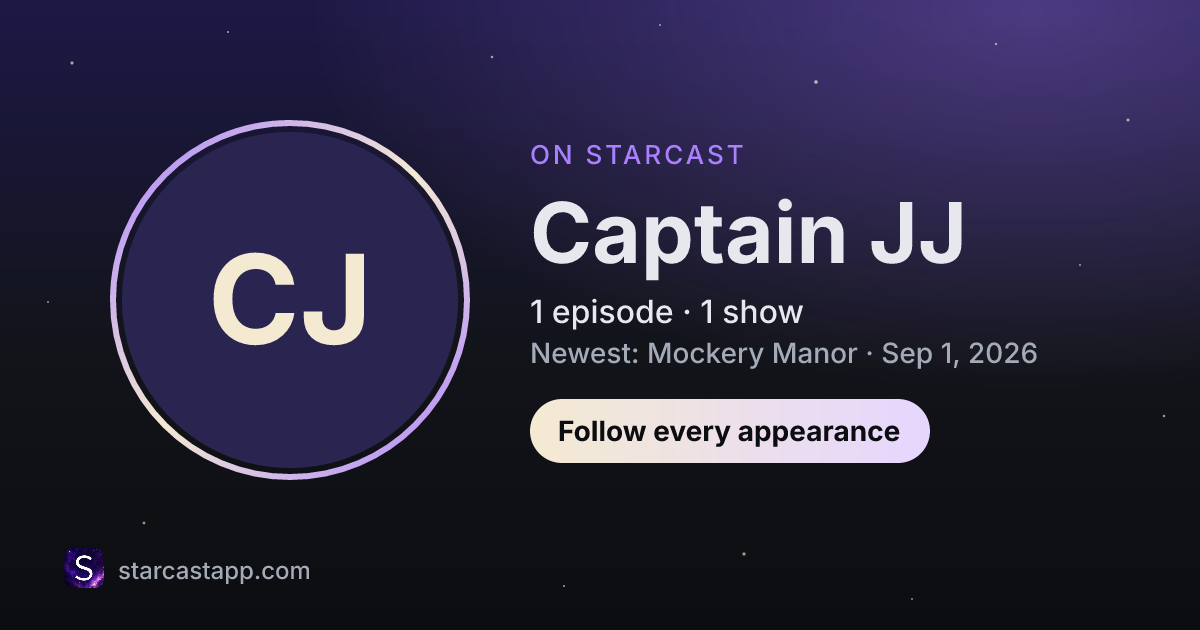 The preview card for Captain JJ